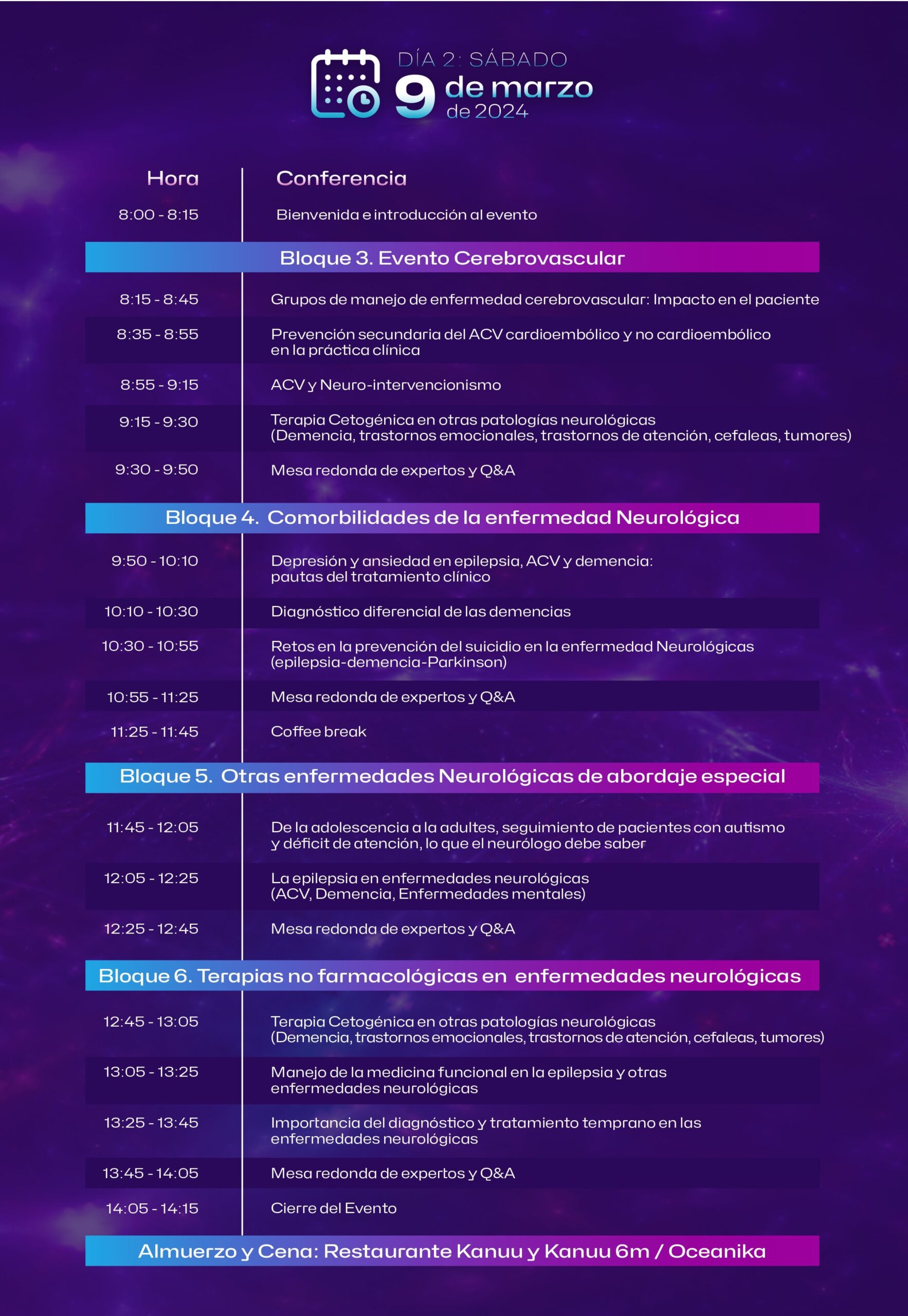 Agenda Día 2 - Neuro Update 2024