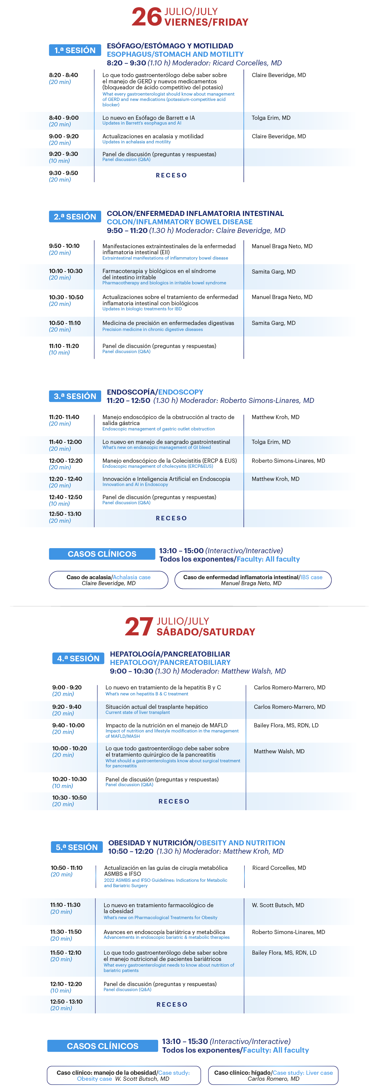 Agenda - Gastro Summit 2024